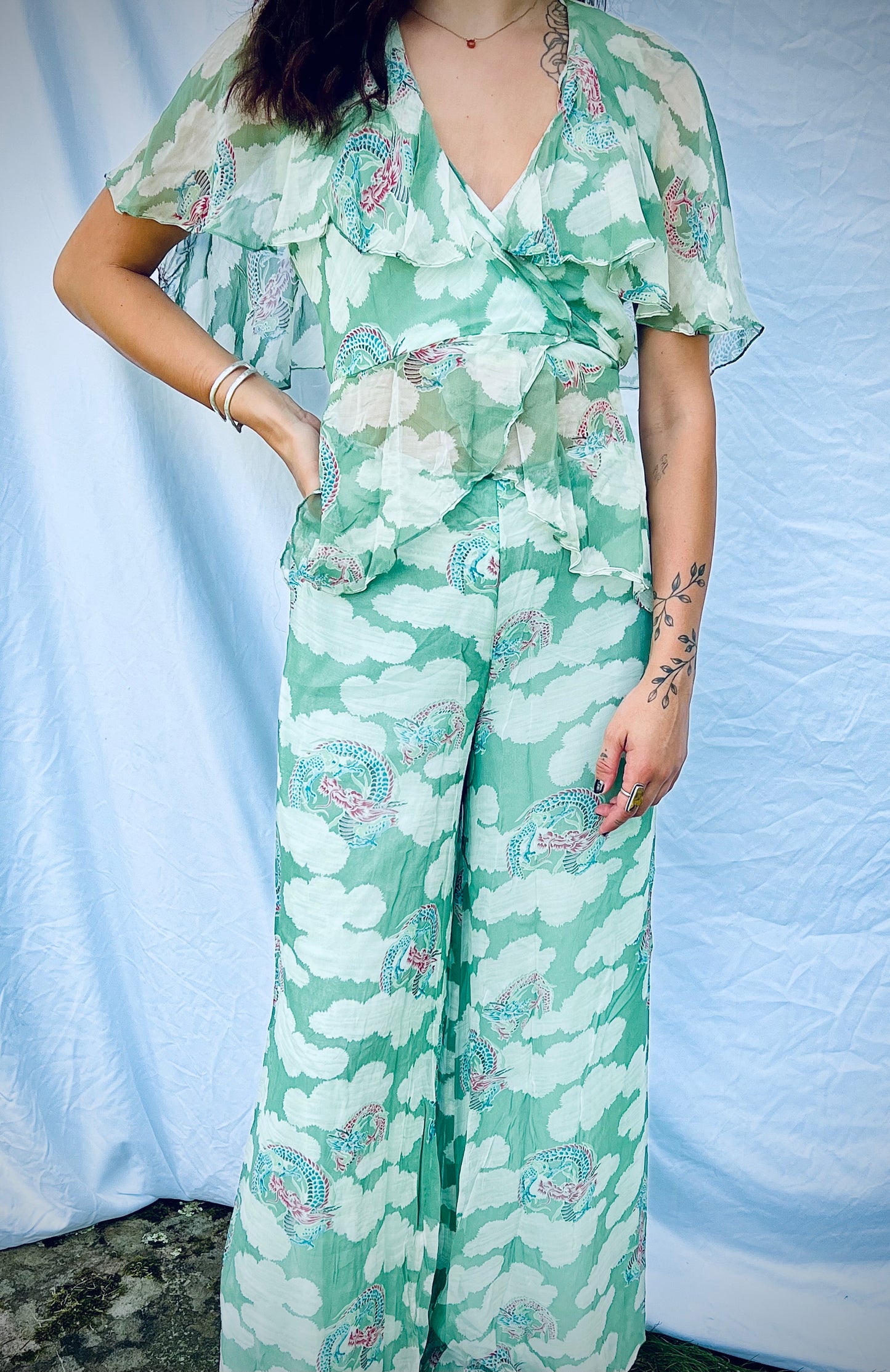 VINTAGE - Dragon/Cloud Two Piece